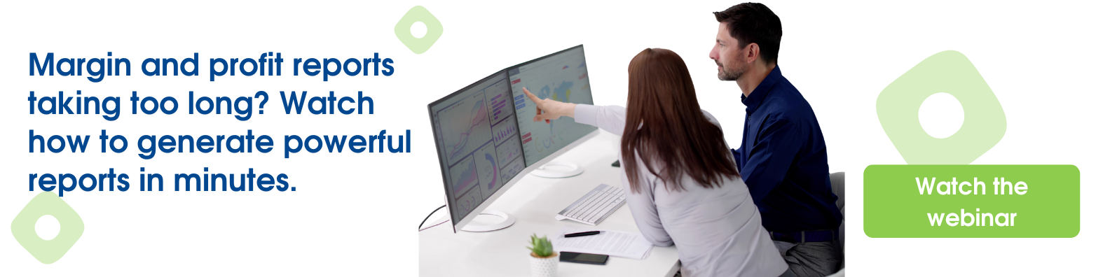 Report generation webinar blog ad