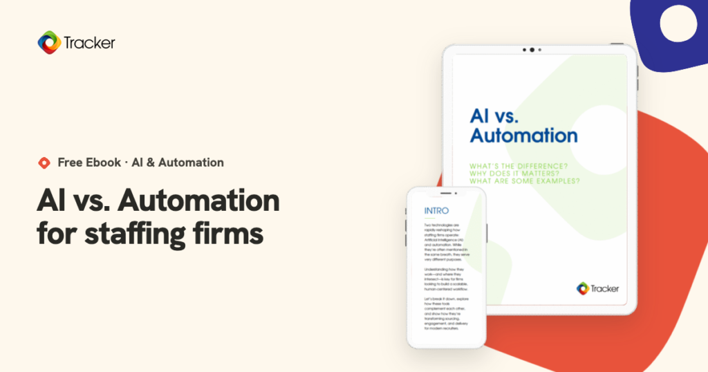 Free ebook: AI vs. Automation for staffing firms